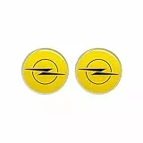 4R Quattroerre.it 3D-Aufkleber kompatibel mit Opel, Lizenzprodukt (Gelb, 12 mm)