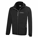 Black Crevice Herren 3-Lagen Softshelljacke I Wasserdicht (5.000 mm), Winddicht, Atmungsaktiv I Stretch Outdoorjacke mit abnehmbarer Kapuze