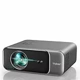 [Autofokus/Trapezkorrektur] Beamer, Full HD 1080P WiFi6 Bluetooth Beamer Heimkino 4K Video Unterstütztung, YABER Tragbare Projektor LED 300' Display, Kompatibel mit Smartphone/TV Stick/PS5