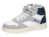 Lico Chad VS High Sneaker, Weiss/Grau/Marine, 36 EU