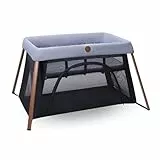 Maxi-Cosi Iris2, 2-in-1 Reisebett Baby, 0-3 Jahre, 0-15 kg, Kompaktes Reisebettchen, 2 Ebenen, Seitliches Einstiegsfenster, Faltbar & Leicht, Matratze Erweiterbar, Umweltfreundlich, Essential Grey