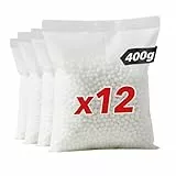 KARAT 12x Luftentfeuchter Granulat 400g - 12er Set Luftentfeuchter Nachfüllpack's - Entfeuchter Nachfüllpack für Schimmel- und Geruchsschutz bis 40qm