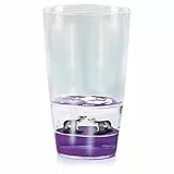 Deluxebase Floatarama Tumbler - Wolf Acryl-Trinkglas mit schwimmenden Tierfiguren. 250 ml BPA-frei Wolf Trinkglas für Kinder und Erwachsene.