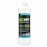 BiOHY Profi Fensterreiniger (1l Flasche) | Glasreiniger Konzentrat | für Fenstersauger geeignet | streifenfreie Reinigung von Glas-, Fenster- & Spiegelflächen | ideal für Haushalt & Auto