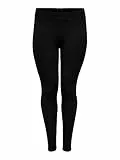 ONLY Carmakoma NOS Damen CARTIME Leggings NOOS Leggings, per Pack Schwarz (Black Black), W(Herstellergröße: M-46/48)