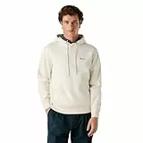 Pepe Jeans Herren Macbeth Small Logo Plain Hoodie Sweatshirt, Beige (Elfenbeinweiß), M