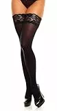 GLAMORY Damen Glamory Micro 60 Halterlose Str mpfe, Schwarz, XL-(48-50) EU