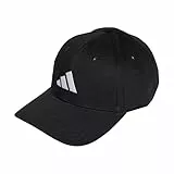 Adidas Unisex Baseball Cap Cotton New Logo, Black/White, M