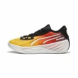 PUMA Herren Basketballschuhe All-Pro Nitro Showtime yellow sizzle-purple Glimmer 42