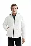DeFacto Herrenmantel Für Freizeitkleidung Mantel für Herren für Oberbekleidung White 000,XS