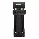 Trelock Unisex – Erwachsene Faltschloss-2232030040 Faltschloss, schwarz, 480/130 mm