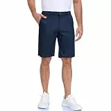 HOTIAN Herren Shorts Sommer Freizeithose Kurze Baumwolle Bermuda Shorts Sporthose Kurz Elastische Taille mit Taschen