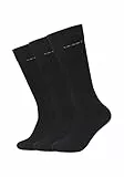 Camano Unisex Kniestrümpfe 3er Pack 39/42 black