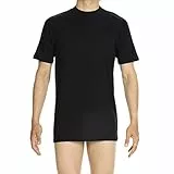 HOM - Harro New - Unterhemd / Shirt Kurzarm (L Schwarz)