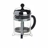 Bodum French Press Chambord - 500ml / 4 Tassen Silber Kaffeebereiter - Hitzebeständiges Glas & Edelstahlfilter - BPA-frei Spülmaschinenfest Cafetière - Made in Portugal