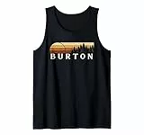 Burton, SC Evergreen, Vintage-Stil, Sonnenuntergang, Achtzigerjahre, Retro Tank Top