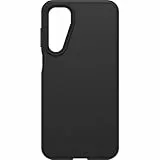 OtterBox Sleek Hülle für Samsung Galaxy A16/A16 5G, stoßfest, sturzsicher, ultraschlank, schützende Hülle, Getestet nach Militärstandard, Schwarz, Keine Einzelhandelsverpackung