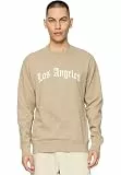 Mister Tee Herren Sweatshirt Los Angeles Wording Crewneck darksand L