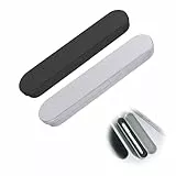 2 Stiftebox Metall, Etui Stifte Mit Schwamm, Rechteckige Flip Kugelschreiber Etui, Als Füller Box, Geschenkbox, für Kleiner Makeup-Pinsel-Organisator, Schreibwaren-Organisator, Schulbüro-Zubehör