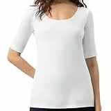 Mey Tagwäsche Serie Blazershirt Damen Homewear-Oberteile Weiss (M)