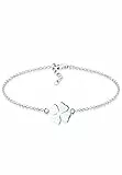 Elli Armband Damen Kleeblatt Symbol Glücksbringer in 925 Sterling Silber
