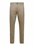 SELETED HOMME Men's SLHSLIM-Neil TRS B NOOS Anzughose, Sand, 52