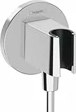 hansgrohe Wandanschluss mit Duschkopfhalterung FixFit S, Chrom