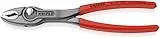 KNIPEX TwinGrip Front- und Seitengreifzange mit rutschhemmendem Kunststoff überzogen 200 mm, 82 01 200