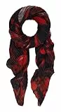 Desigual Tuch Red Revolution Rectangle Foulard Black schwarz