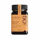 Egmont Honey Manuka Honig 50+ MGO 500g | Zertifizierter MGO-Inhalt | Roher Honig 100% Natürlich | Hergestellt in Neuseeland