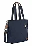camel active Damen Aurum Zip Tote Bag mit Farbiger Stickerei Dunkelblau, Womenswear-M