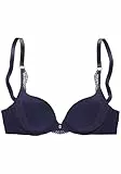 s.Oliver Push-Up-BH aus weichem Material in dunkelblau