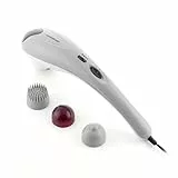 InnovaGoods® Elektrische Handmassagegerät Halaxer, massiert Ihren Körper tief und entspannend, mit 3 austauschbaren Köpfen, ideal für Zuhause und Arbeit.