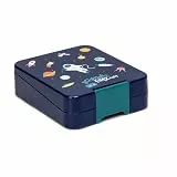 schmatzfatz Easy Brotdose für Kinder mit Fächern, Bunte, Unterteilt & Auslaufsicher, BPA-Freie Lunchbox für Kindergarten/Kita, Bento Box, Sichere Snackbox Vesperdose