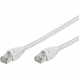 Vivanco Cat 6 Netzwerkkabel 1:1 verschaltet und doppelt geschirmt, RJ45 Stecker 2.0 m grau