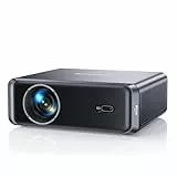 Smart Beamer kompatibel mit Netflix-App & Dolby, Autofokus/Trapezkorrektur 1000 ANSI Beamer 4K Heimkino Unterstützt, WiFi6 Bluetooth Full HD 1080P Mini Projektor 4K für unterwegs/Outdoor