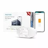 Meross Smart Garagentoröffner Fernbedienung, kompatibel mit CarPlay, Apple HomeKit, Siri, Alexa und Google, Universal WLAN Garagentoröffner mit Benachrichtigung, Sprachsteuerung, Auto-Close und Timer