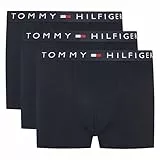 Tommy Hilfiger Herren 3er Pack Boxershorts Trunks Unterwäsche, Blau (Des Sky/Des Sky/Des Sky), XL