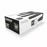 TouchGuard Black Einweg-Nitrilhandschuhe, Puderfrei und Latexfrei, Karton mit 100 Stück, Größe S