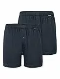 Schiesser Herren 2 Pack Baumwolle Jersey weich Multipack-Jerseyboxer Boxershorts, Nachtblau_182426, 7