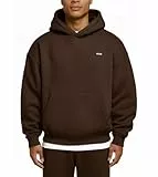 SMILODOX Herren Hoodie Dawson, Oversize Fit Langarm Oberteil mit Kapuze, Hoody Sweatshirt, Optimal für Sport, Streetstyle und Alltag, Bequem und Vielseitig Kombinierbar