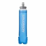 Salomon Soft Flask 500ml/17oz 42 Unisex Soft-Trinkflasche, Einfach zu handhaben, Komfort, Ventil mit hoher Durchflussrate, Blau