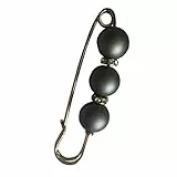 Sharplace Broschen & Anstecknadeln mit Perlen, Damen Sicherheitsnadel Brosche Strass Perle, Modern Broschennadeln für Pullover Hemd Rock Kleid Hose Ärmel Hut Kragen Schal Tasche, 7x1.6cm/2.75x0.63'