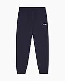 Armani Exchange Men's Back and Front Pockets Side Logo Lettering, Pants, Blue, M