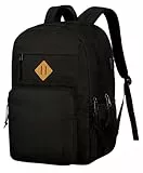 KEOFID Laptop Rucksack für Herren Damen, Großer Schulrucksack für Jungen, Mädchen und Teenager, Anti-Diebstahl Computer Ruck sack, 15,6 Zoll Laptop, Handgepäck Rucksack(Schwarz)