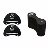 arena Finger Paddle Elite Handpaddel & Unisex-Adult FREEFLOW PULLBUOY II Trainings Ausrüstung, Black, Einheitsgröße