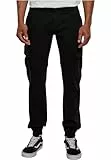 Urban Classics Herren Washed Cargo Twill Jogging Pants Black, 34
