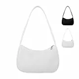 HMCEY Handtasche Damen Schultertasche,Unterarmtasche Kleine Umhängetasche,Crossbody Shoulder Bag Y2k,Mini Hobo Bag,Handtaschen Elegante Damen,Hand Bags for Womens,Tasche Stoff mit ReißVerschluss