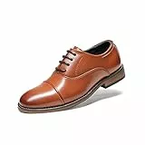Bruno Marc SchnüRhalbschuhe Jungen Anzugschuhe Derby Oxford Hochzeit Schuhe Festliche Kinderschuhe für Hochzeitsfeier und Kommunion,Size 36,Braun,SBOX2328K-E