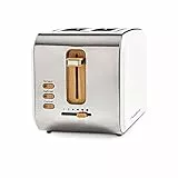 Nedis Toaster - Soft-Touch - 6 Verschiedenen Stufen - Auftau- und Aufwärmfunktion - Krümelschublade - Selbstabschaltung - Haushaltsgerät - Abbruch-Funktion - 2 Breite Öffnungen - Weiss